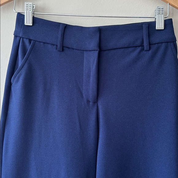 Ricki’s Scuba Crepe Wide-Crop Navy Pant - Picture 4 of 11